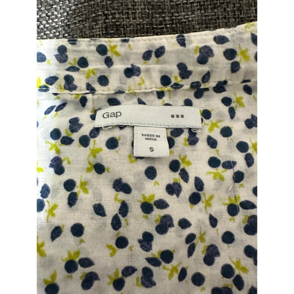 Gap Women's S Pull Over Split V Neck Blouse - Picture 9 of 11
